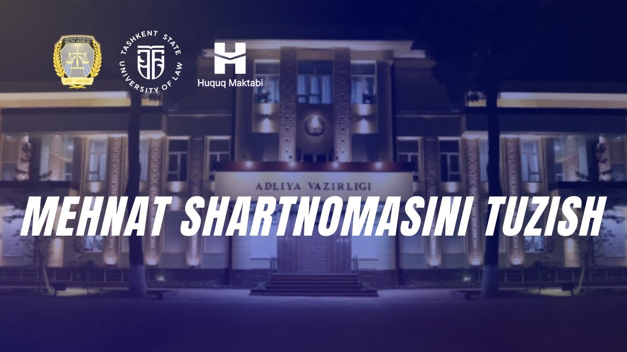 Mehnat shartnomasini tuzish