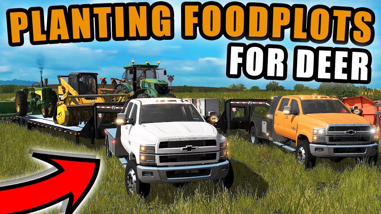 HUNTING SEASON! HAULING FOODPLOT EQUIPMENT WITH OUR 2019 CHEVY DURAMAX 4500 | FARMING SIMULATOR 2017