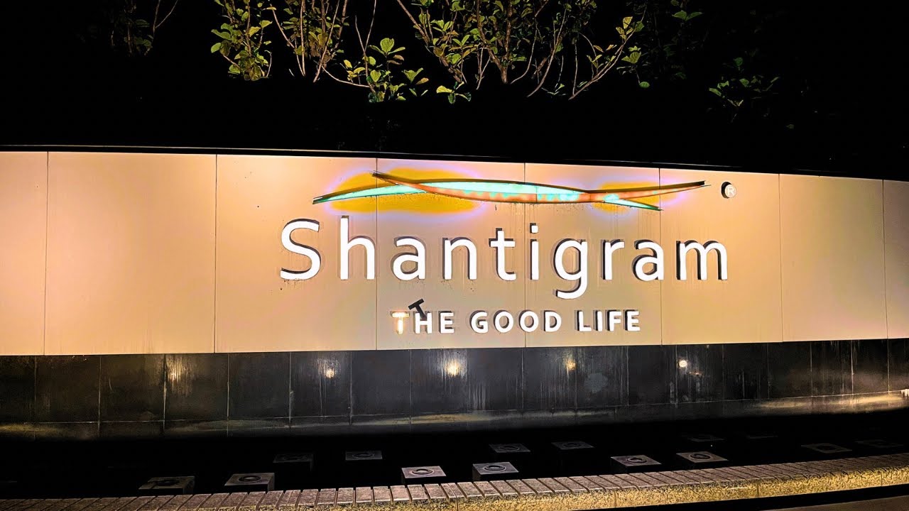 Adani Shantigram Ahmedabad Gujarat Night view #india #gujarat #ahmedabad #yt #youtubevideos 