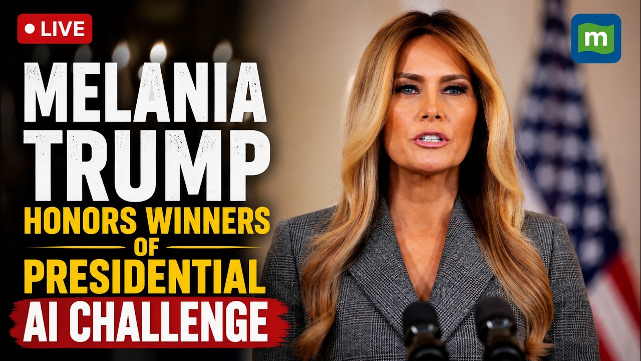 LIVE: Melania Trump Honors Winners of Presidential AI Challenge | White House Event | N18G