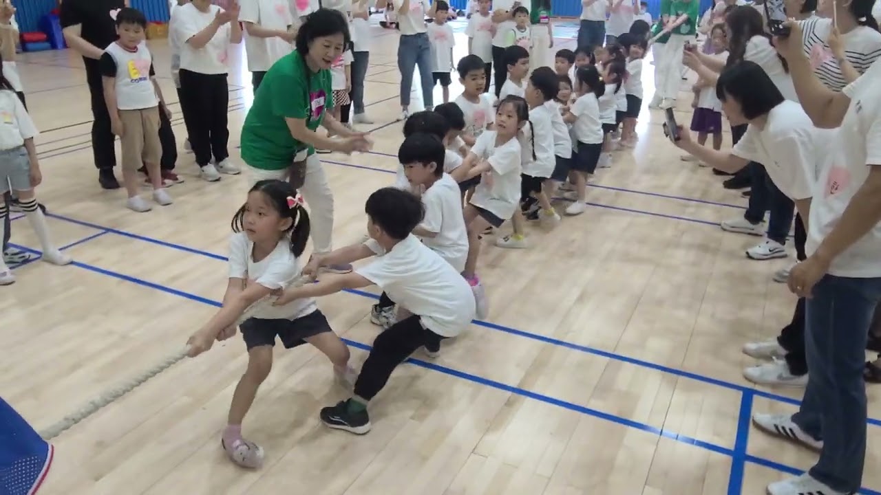 유치원 체육대회 줄다리기^^ #체육대회 #줄다리기