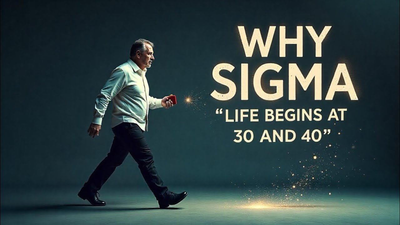 Reasons Why the Life of a Sigma Male Begins at 30 and 40 (Keep This in Mind!)