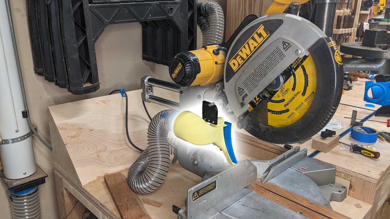 Three Attempts at a Miter Saw Dust Collector Mod and One Good One