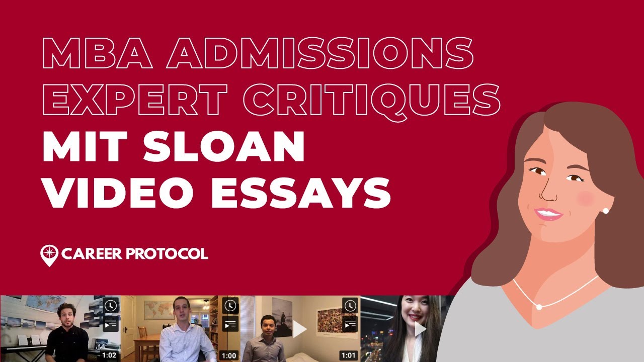 How To Ace The MIT Sloan MBA Video Essay