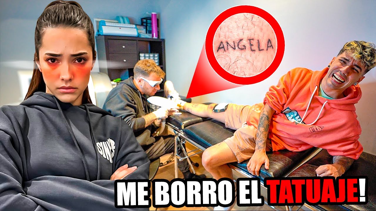 ME BORRO EL TATUAJE DE MI NOVIA...!! **se enfada mucho!**