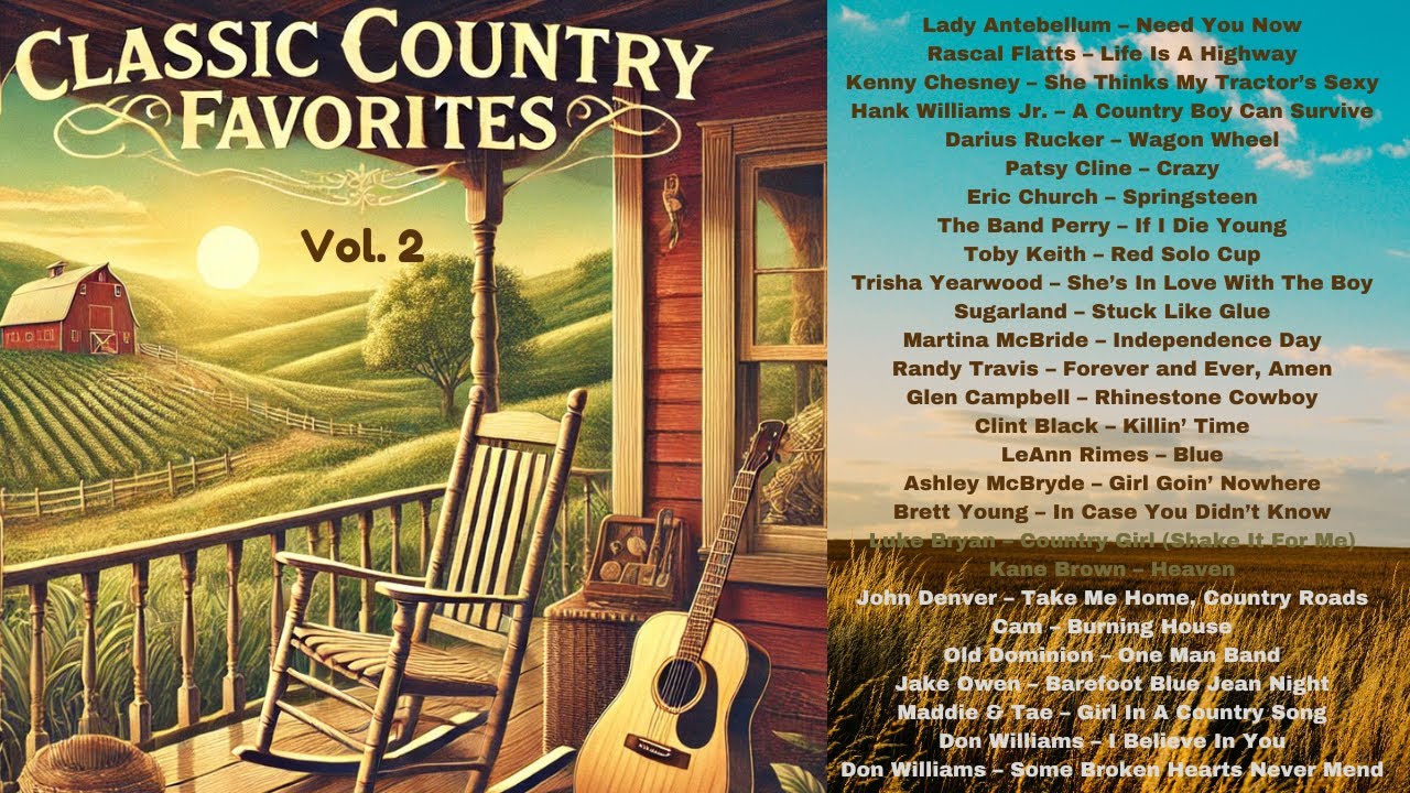 🎶 Classic Country Music Playlist - Volume 2 | Timeless Hits from Country Legends 🤠