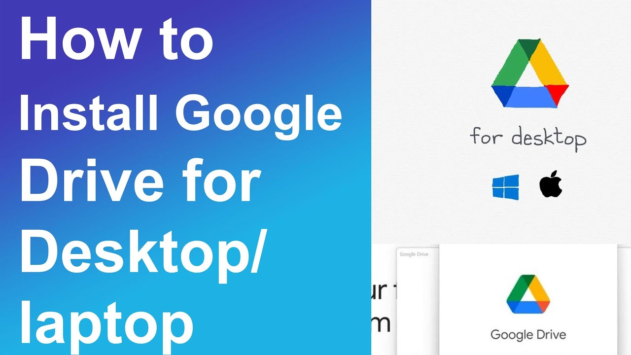 Как установить Google Drive на компьютер/ноутбук