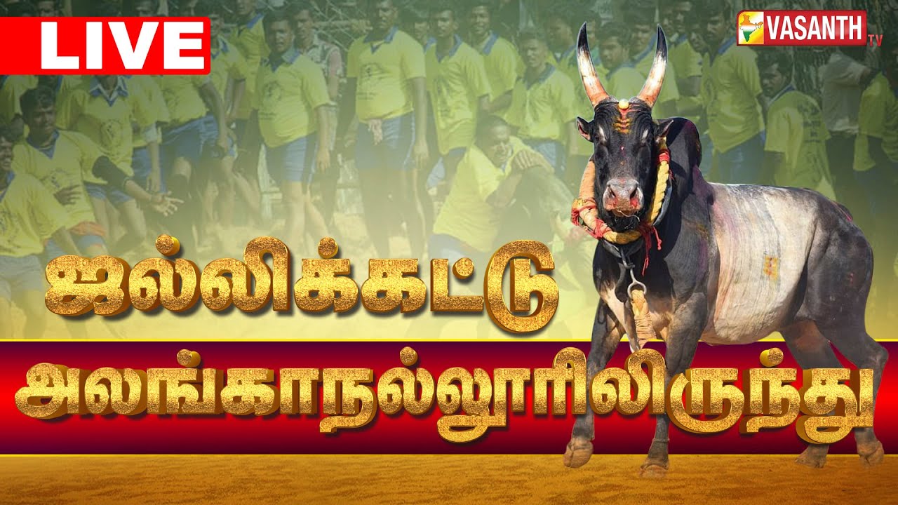 🔴LIVE: Alanganallur Jallikattu 2024 | அலங்காநல்லூர் ஜல்லிக்கட்டு 2024 | Madurai | Vasanth TV