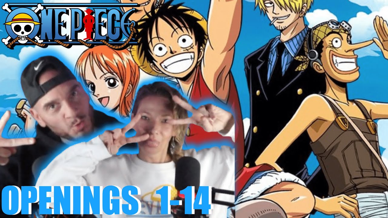 ONEPIECE | REACTING TO OPENINGS 1-14!!! 👒❤️