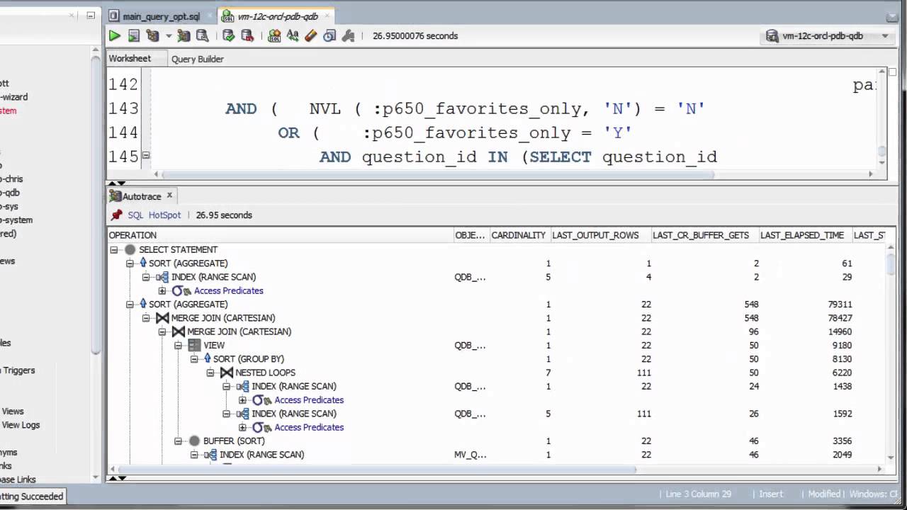 Query Tuning 101 What to Look for in Autotrace Output