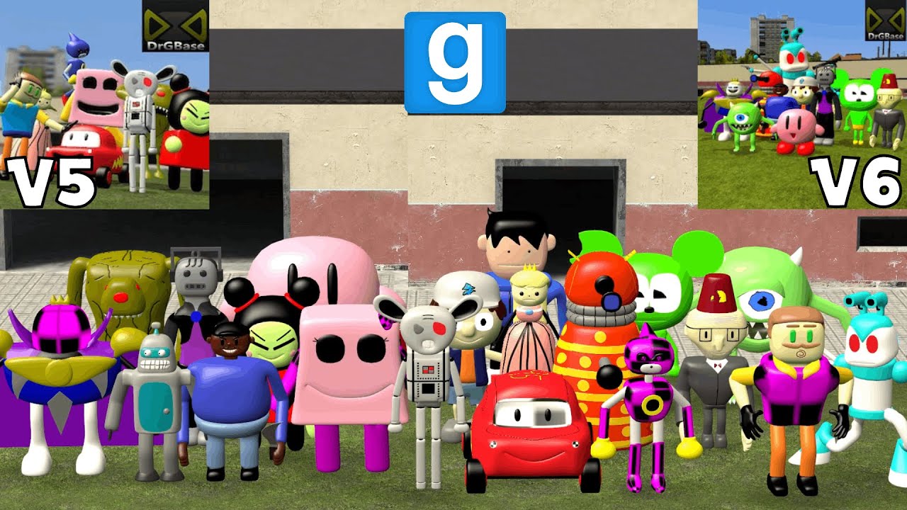 Gmod: 3D Мемы Некстботы V5 и V6 // Мемы в 3D █ Garry's Mod █