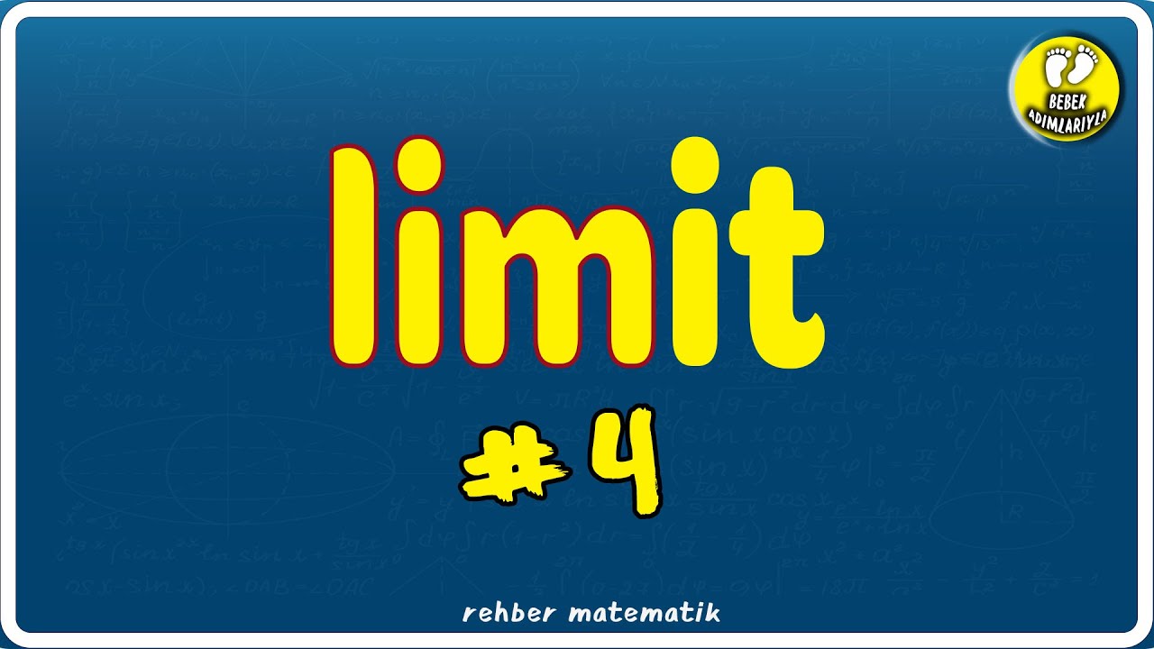 Limit 4 | Bebek Adımları |  Rehber Matematik #bebekadımları