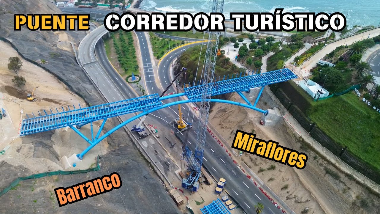 ¡Casi listo! | Puente de Cristal entre Miraflores y Barranco | Última plataforma | Lima Perú 2025