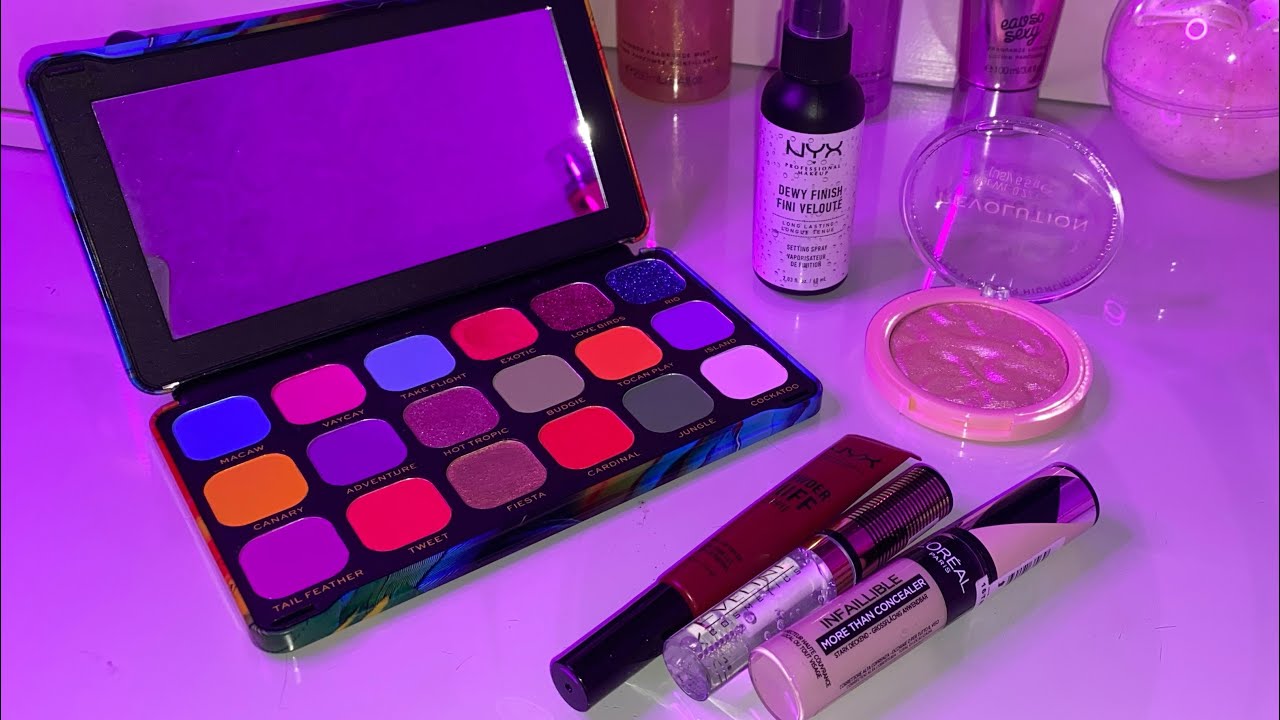 Покупки косметики 🩵 Makeup Revolution, NYX, Loreal 🫶🏻