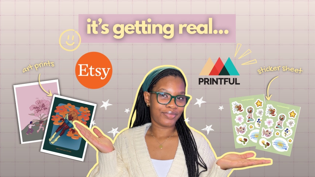 How I Prepared to Launch My Etsy Art Shop (Print on Demand)