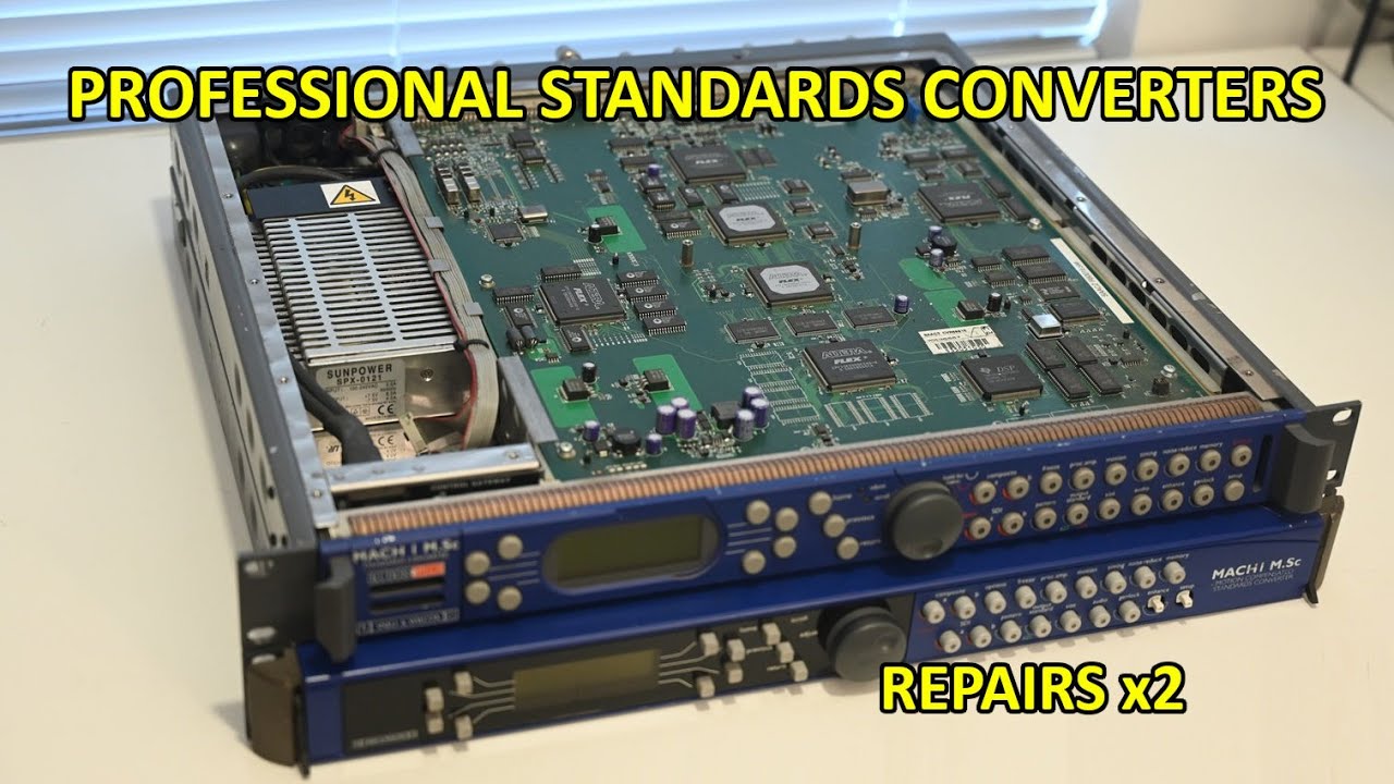 #26 - Snell & Wilcox Mach1 Television Standards Converters repair - Part 1