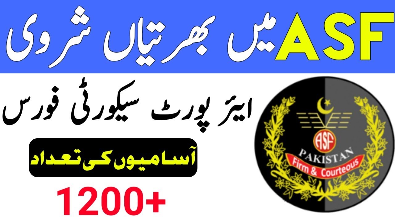 New ASF Jobs 2022 Airports Security Force | Apply Online Job | Sarkari Nokri