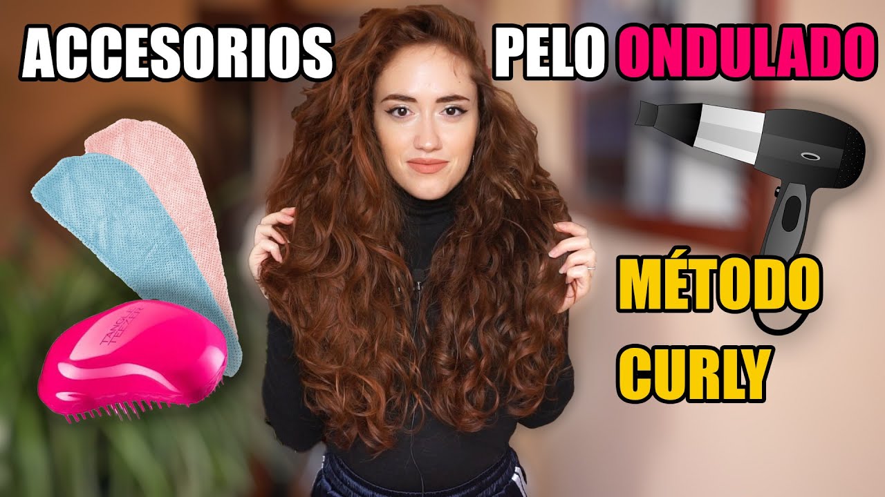 Mis ACCESORIOS IMPRESCINDIBLES para MÉTODO CURLY 💇‍♀️ | PELO ONDULADO Secador, Difusor, Plopping...
