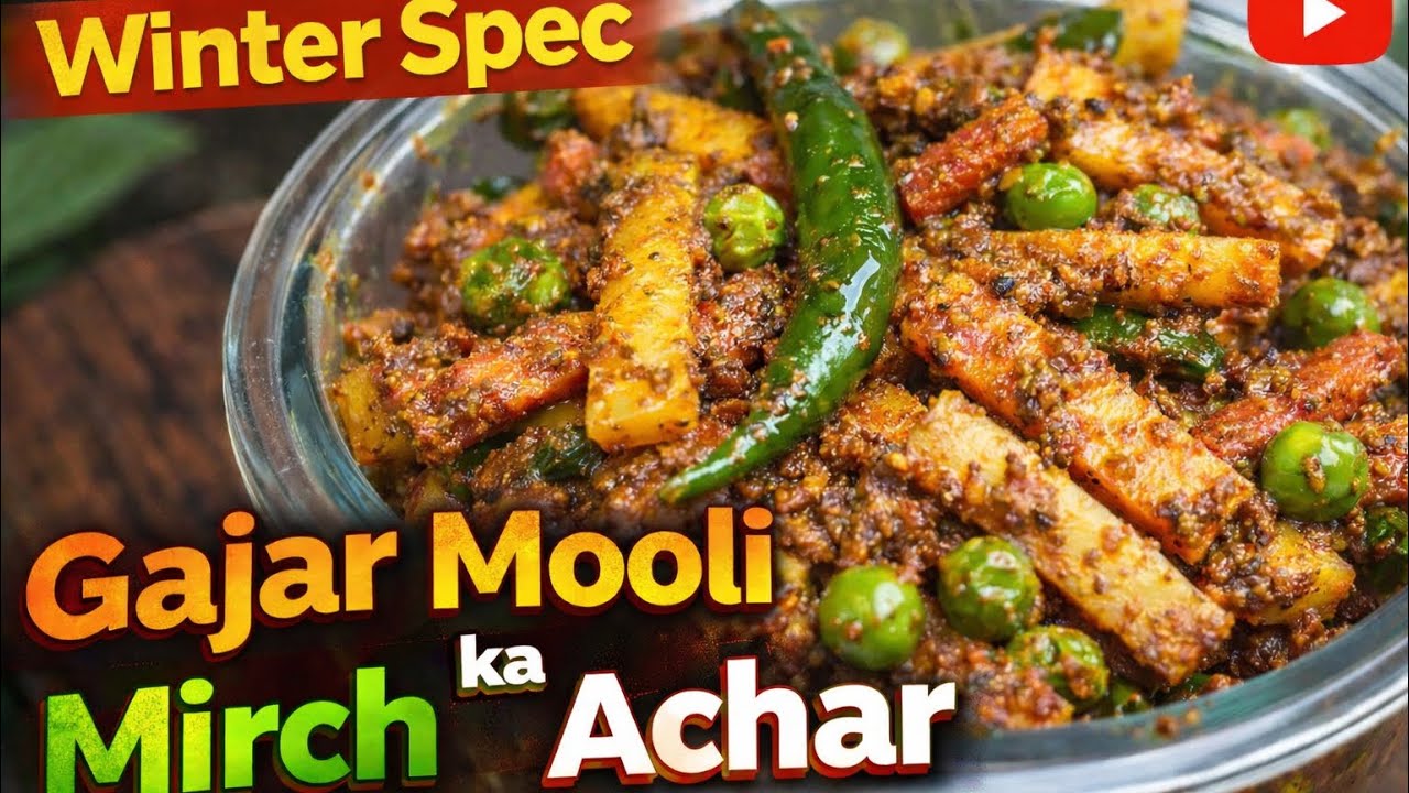 Homemade Mix Achar Recipe 🥕 #achar #pickle #homemade #viral#trending #video 