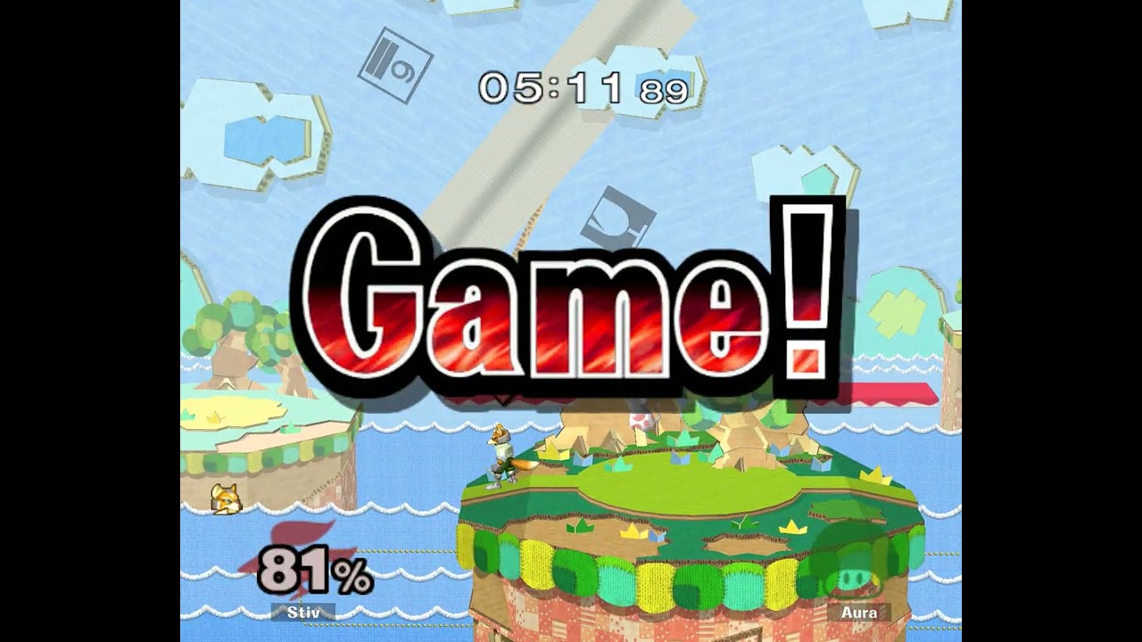 [ass] 176 - Melee Singles LF — Stiv ⟮Fox⟯ vs Aura ⟮Peach⟯