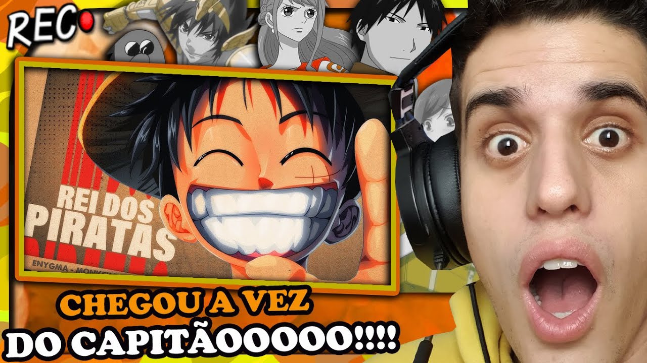 REACT Rei dos Piratas | Luffy (One Piece) | Enygma 98
