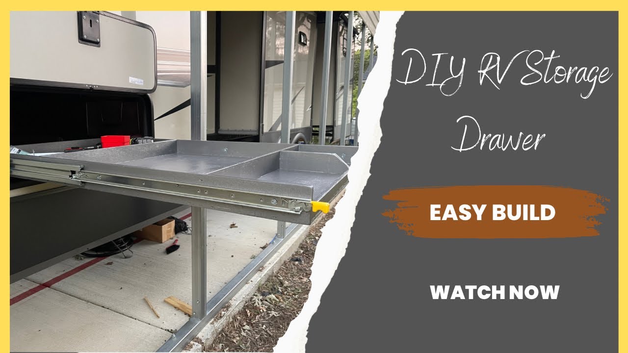 DIY RV  Storage Drawer