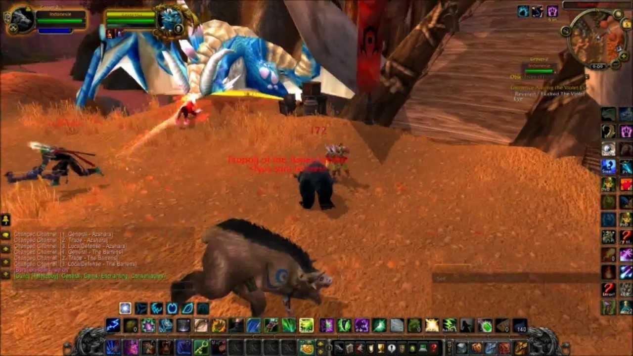 Kiting Azuregos to Orgrimmar,