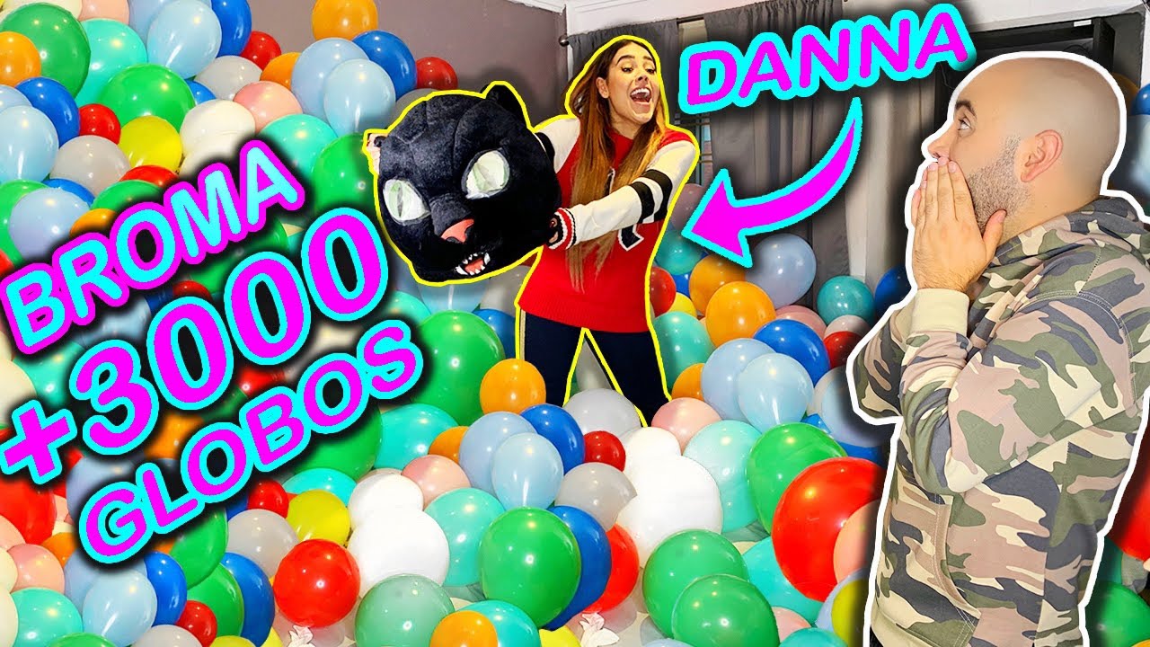 LLENAMOS con +3000 GLOBOS LA HABITACIÓN DE DIEGO - LOS RULES - DIEGO CARDENAS - DANNA PAOLA
