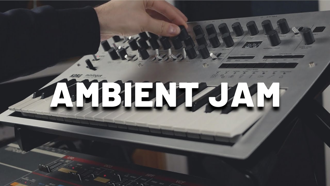 Ambient Jam with Korg Minilogue | Analog Synth Session