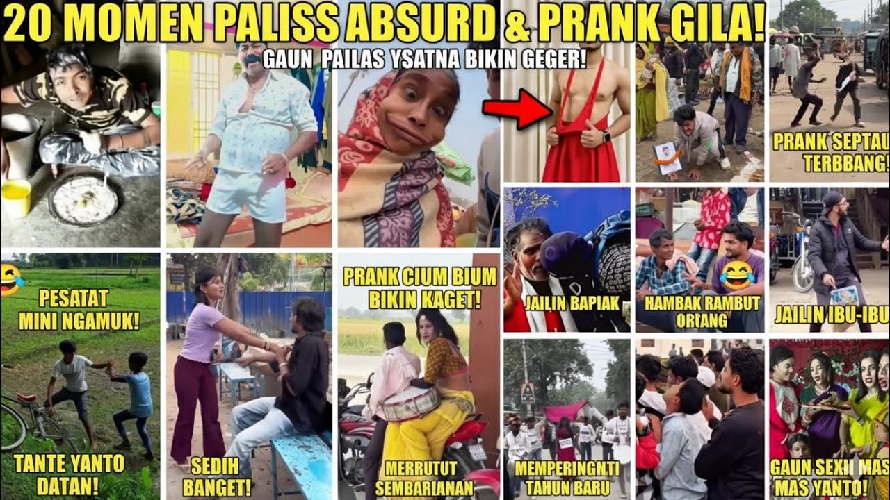 😱 KERAMAS SAMBIL MAKAN?! Kelakuan Mas Yanto & Prank Paling Gila Part 3!