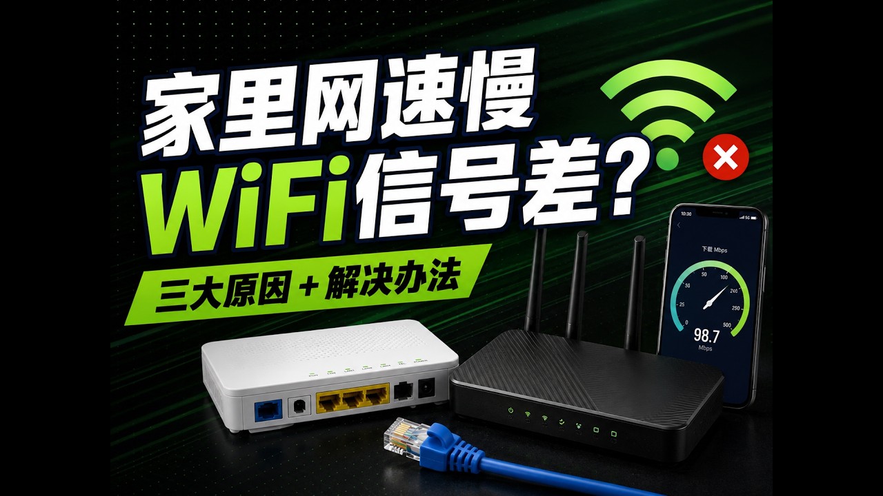【小白科普】办了千兆却跑不满？一条视频找出你家WiFi网络的瓶颈