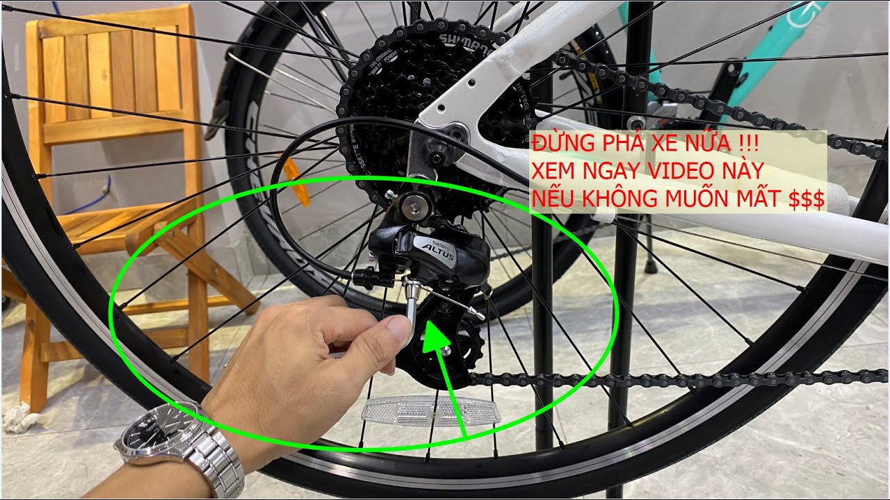 Sử dụng xe đạp | Cách chỉnh số, chỉnh đề xe đạp - Cực đơn giản & dễ dàng || Xedap247 Academy