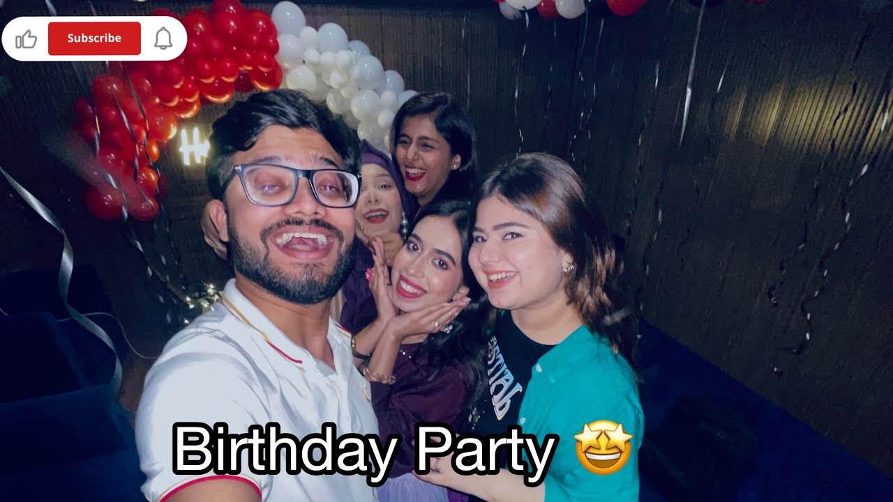 Birthday Party at Cafe Strada  🤩 | @Exploringsisters @saniasaeedkhan