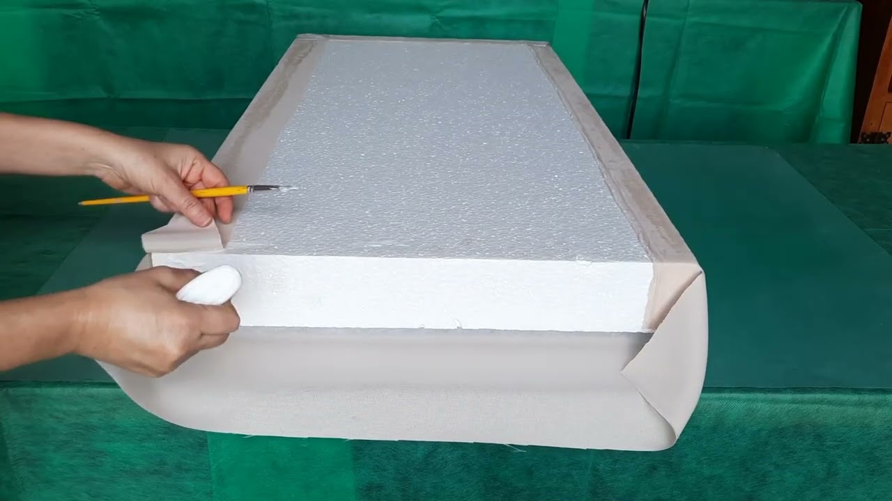 Dica de CABECEIRA c ISOPOR passo a passo #diy #cabeceira #ideiasbrilhantes #façavocêmesmo #faidate