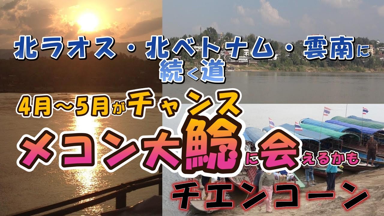 対岸はラオス　ファイサイからボートでルアンバパーンに行ける　チエンコーン