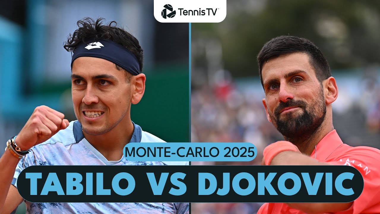 Alejandro Tabilo STUNS Novak Djokovic | Monte-Carlo 2025 Highlights