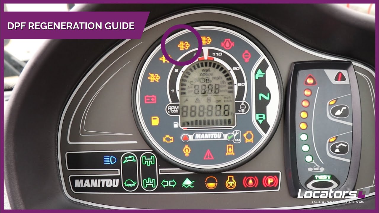 Manitou MT625 DPF Regeneration Guide | Locators Ltd
