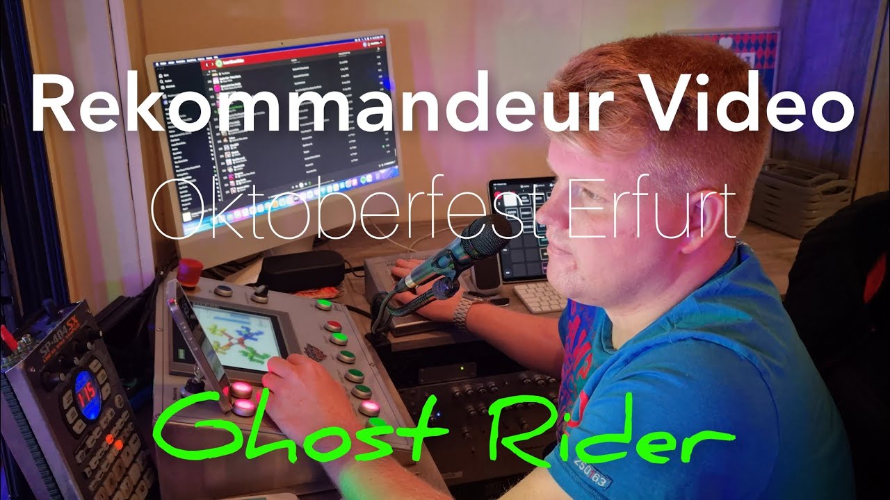 Oktoberfest Erfurt 2023 - Rekommandeur Video ☆Ghost Rider☆ (Löffelhardt) ▪︎Kirmes Marvin▪︎