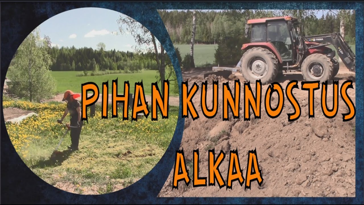 Pihan kunnostus alkaa