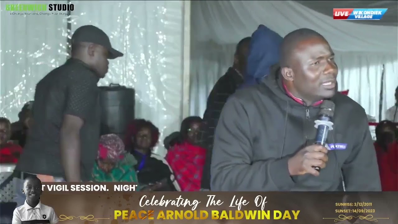 SERMON BY PASTOR GEORGE MIKWANGA AT PEACE ARNOLD'S FUNERAL NIGHT VIGIL