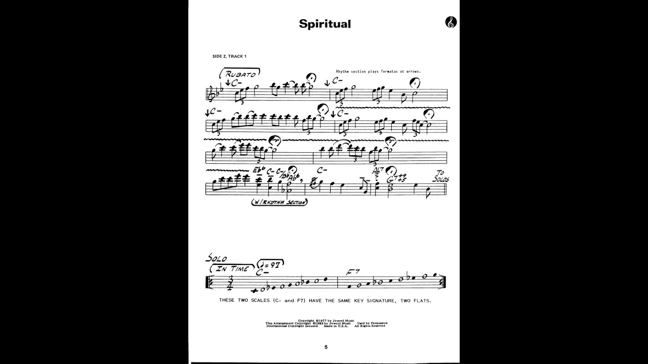 Spiritual - Coltrane (Play Along)