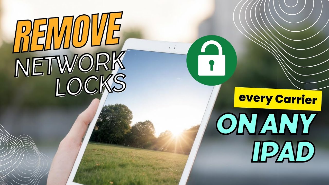 Remove Carrier lock fast Unlock any iPad today!