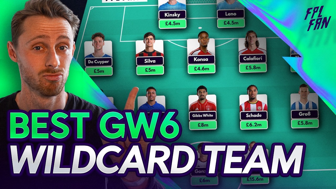 ЛУЧШИЙ СОСТАВ С WILDCARD НА 6-Й ТУР FPL | Fantasy Premier League 26/27