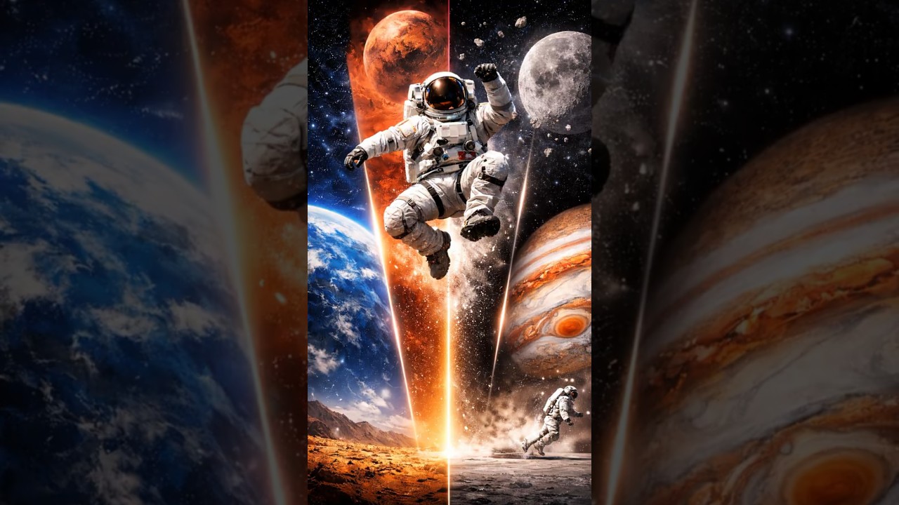SAME JUMP… DIFFERENT PLANETS 😲 GRAVITY CHANGES EVERYTHING! 🚀 