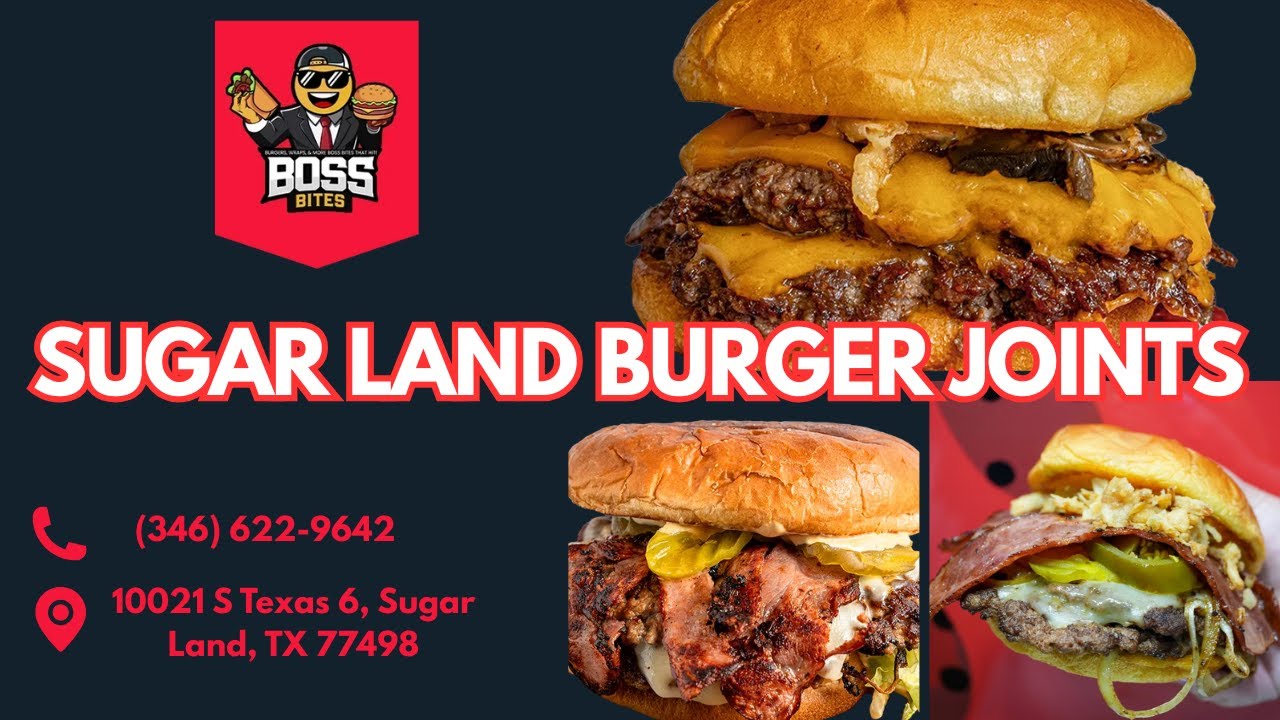 Boss Bites - Burgers, Wraps & More | Sugar Land Burger Joints | (346) 622-9642