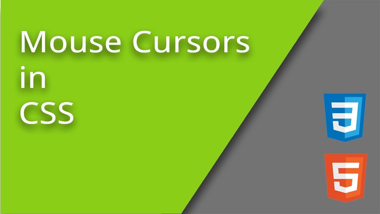 Mouse Cursors in CSS