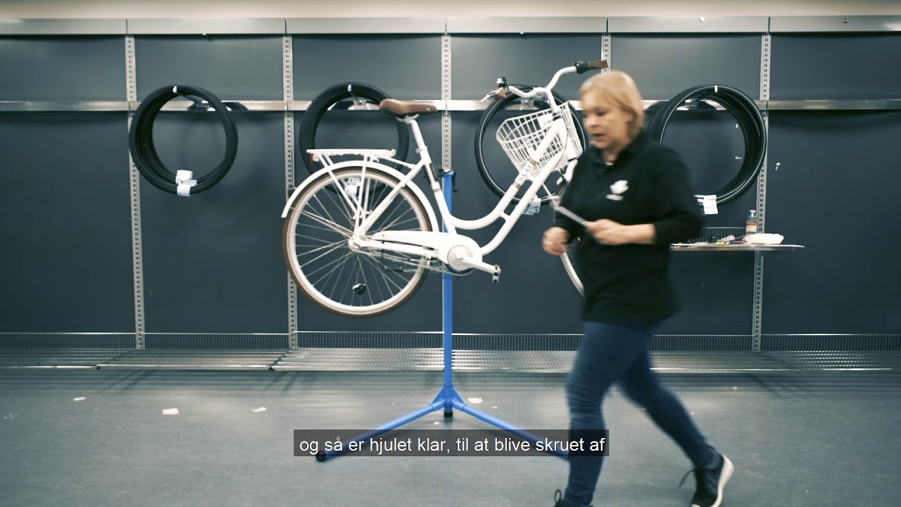 Udskiftning af dæk/slange - baghjul