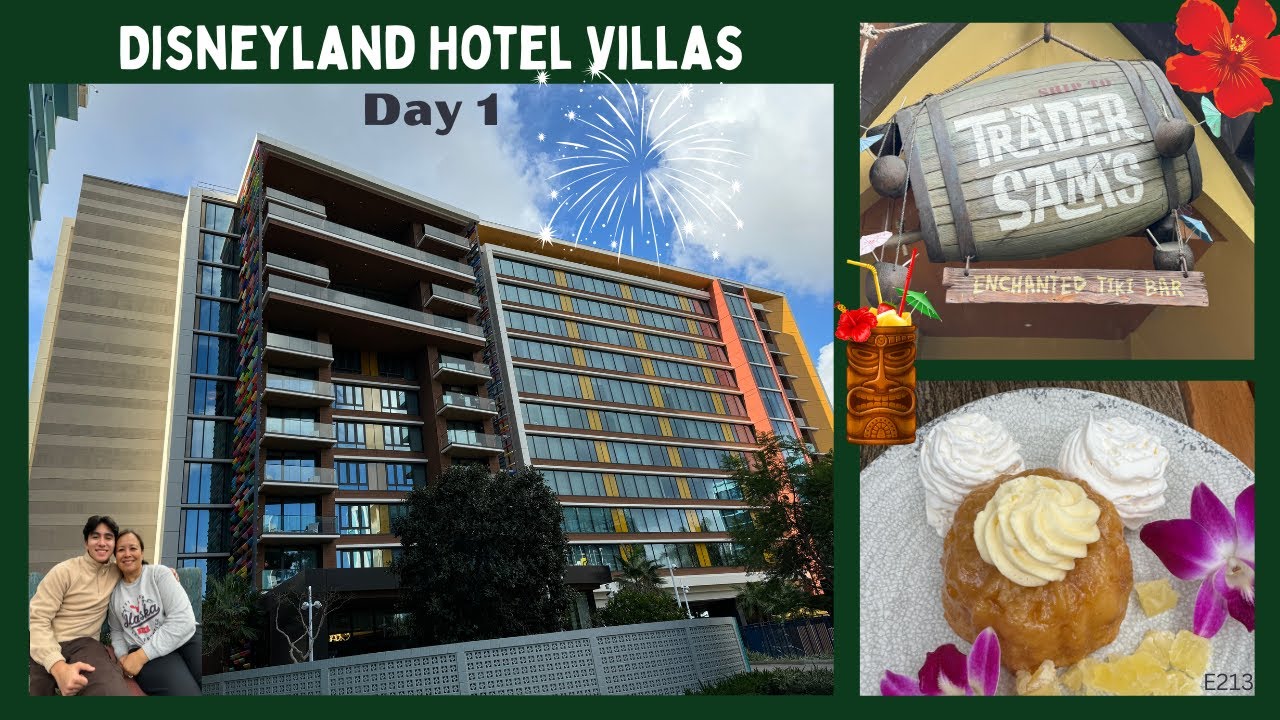 DISNEYLAND HOTEL VILLAS - Discovery Tower Pt 1 - Trader Sam's Enchanted Tiki Bar / Splitsville Bowl