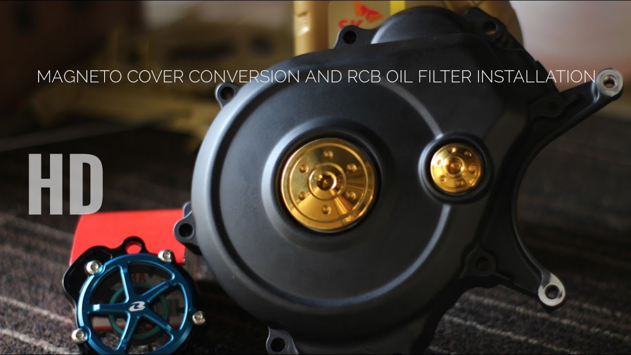 Sniper 150 Y15ZR Magneto Cover Conversion | Rcb Oil filter Cover Installatiion HD
