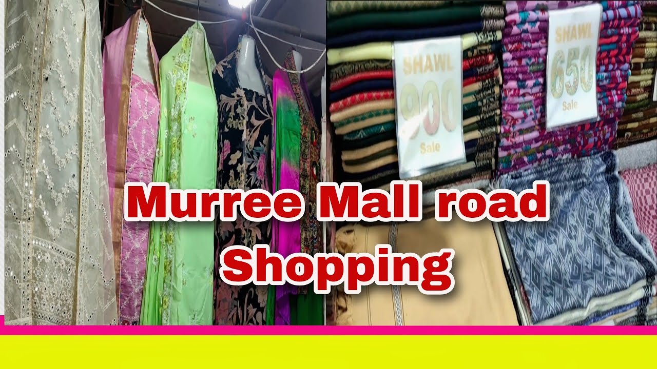 Murree mall road shopping - Murree bazar - Shopping from Murree mall road - Shopping vlog
